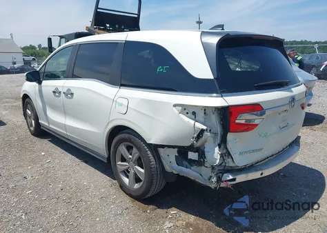 2018 Honda Odyssey Ex-L from USA, damaged, VIN 5FNRL6H77JB088373